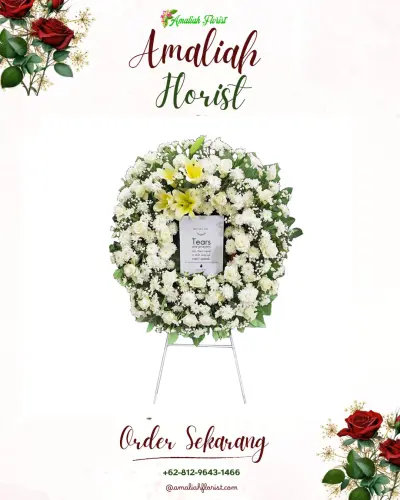 Krans Bunga Duka Cita di Kalumbuk