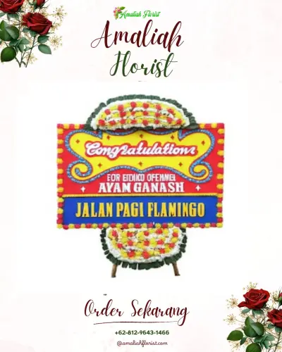 Bunga Papan Congratulation di Kalumbuk